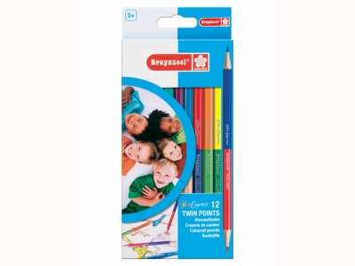 Twin Points Set 12 Coloured Pencils 7570K12C